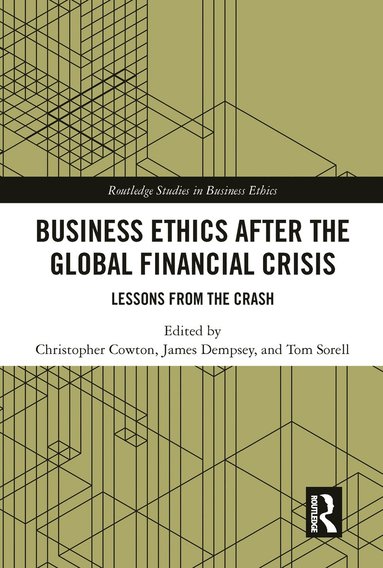 bokomslag Business Ethics After the Global Financial Crisis