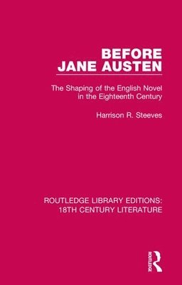 Before Jane Austen 1