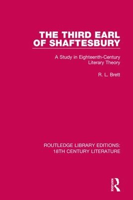 The Third Earl of Shaftesbury 1