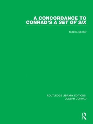 A Concordance to Conrad's A Set of Six 1