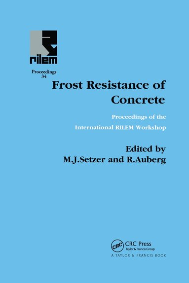 bokomslag Frost Resistance of Concrete