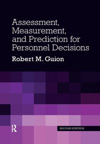bokomslag Assessment, Measurement, and Prediction for Personnel Decisions