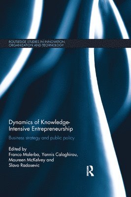 Dynamics of Knowledge Intensive Entrepreneurship 1