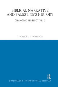 bokomslag Biblical Narrative and Palestine's History