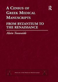 bokomslag A Census of Greek Medical Manuscripts