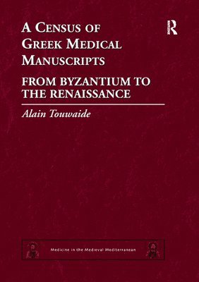 bokomslag A Census of Greek Medical Manuscripts