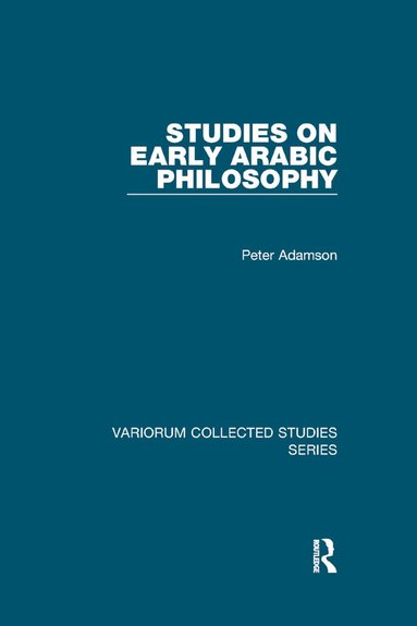bokomslag Studies on Early Arabic Philosophy