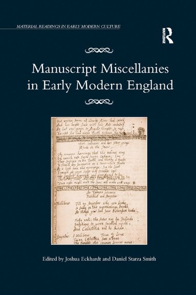 bokomslag Manuscript Miscellanies in Early Modern England