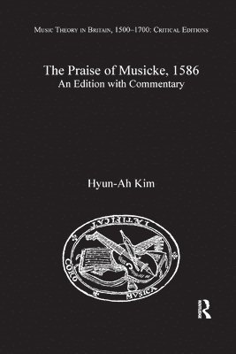 bokomslag The Praise of Musicke, 1586