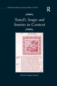 bokomslag Tottel's Songes and Sonettes in Context