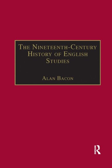 bokomslag Nineteenth-Century History of English Studies