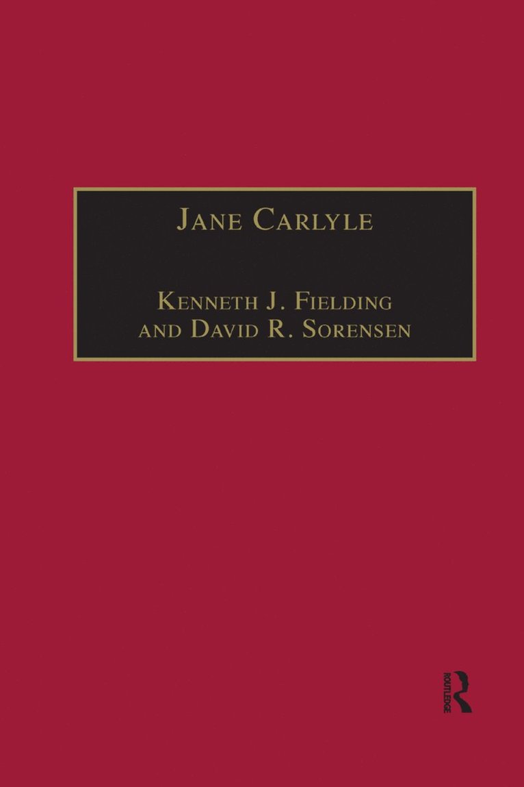 Kenneth J. Fielding, David R. Sorensen - Jane Carlyle, Häftad