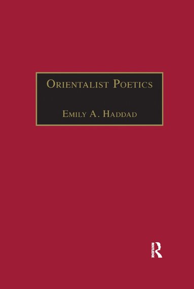 bokomslag Orientalist Poetics