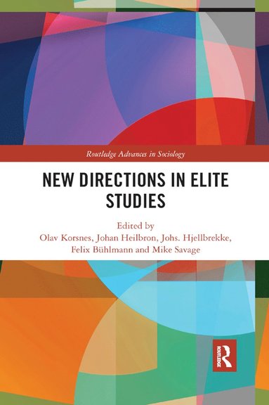 bokomslag New Directions in Elite Studies