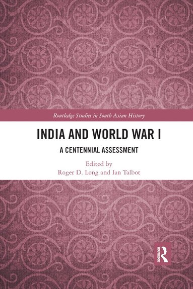 bokomslag India and World War I