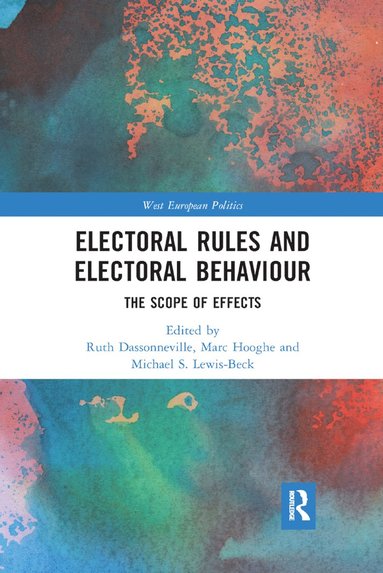 bokomslag Electoral Rules and Electoral Behaviour