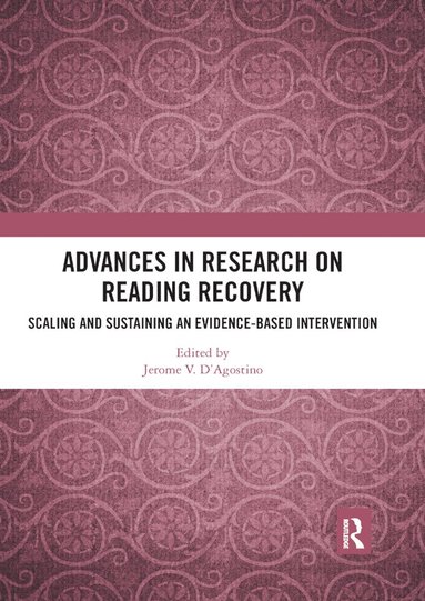 bokomslag Advances in Research on Reading Recovery