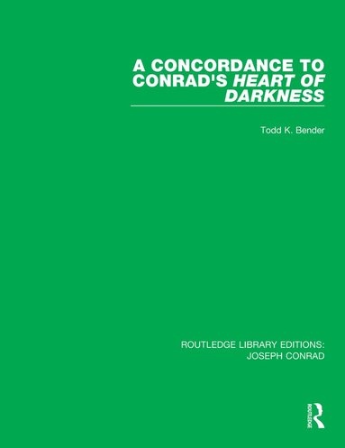 bokomslag Concordance to Conrad's Heart of Darkness