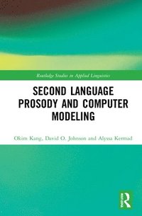 bokomslag Second Language Prosody and Computer Modeling