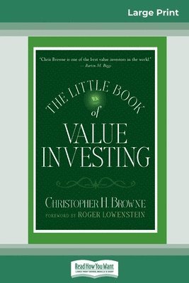 Christopher H Browne Roger Lowenstein, Christopher H. Browne Roger Lowenstein - Little Book of Value Investing, Häftad