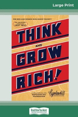 Napoleon Hill - Think and Grow Rich, Häftad