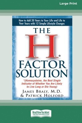 James Braly - H Factor Solution (16pt Large Edition), Häftad