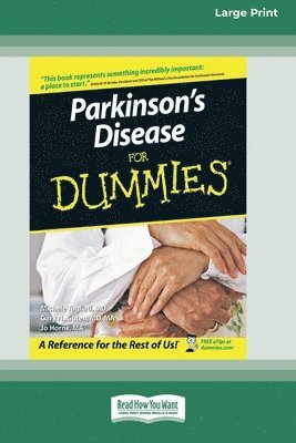Michele Tagliati - Parkinson's Disease for Dummies(R) (16pt Large Print Edition), Häftad