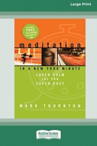 bokomslag Meditation in a New York Minute