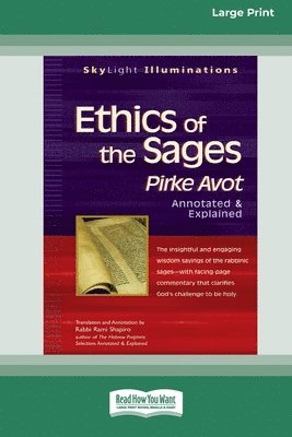 bokomslag Ethics of the Sages