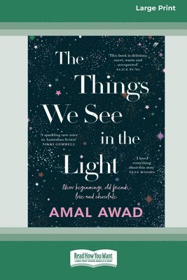 Amal Awad - Things We See in the Light [16pt Large Print Edition], Häftad