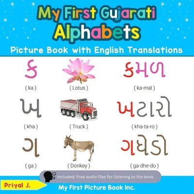 My First Gujarati Alphabets Picture Book with English Translations 1