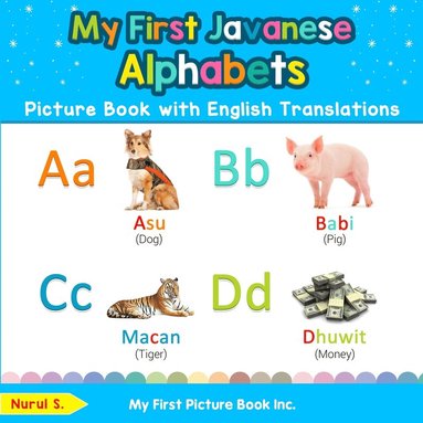 bokomslag My First Javanese Alphabets Picture Book with English Translations
