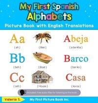 bokomslag My First Spanish Alphabets Picture Book with English Translations