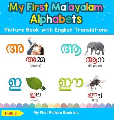 bokomslag My First Malayalam Alphabets Picture Book with English Translations