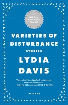 Lydia Davis - Varieties of Disturbance, Häftad