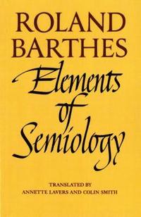 bokomslag Elements of Semiology
