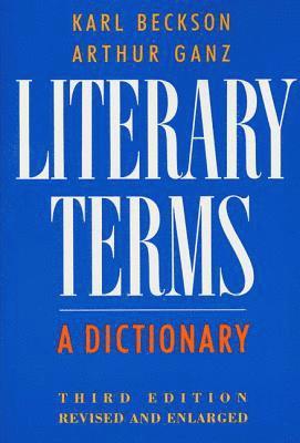 Karl Beckson, Arthur Ganz, Beckson Karl - Literary Terms, Häftad