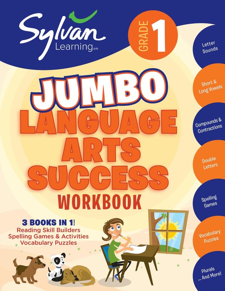 Sylvan Learning - 1st Grade Jumbo Language Arts Success Workbook, Häftad