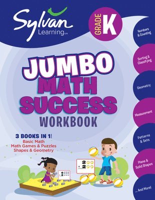 Sylvan Learning - Kindergarten Jumbo Math Success Workbook, Häftad