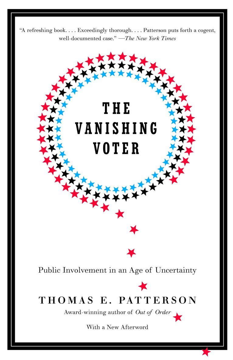 Thomas E. Patterson - Vanishing Voter, Häftad