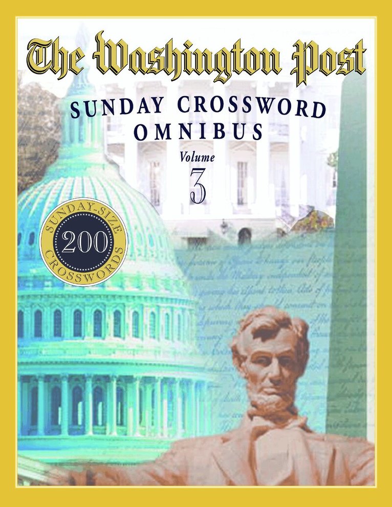 William R. Mackaye, Fred Piscop - Washington Post Sunday Crossword Omnibus, Volume 3, Häftad