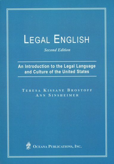 bokomslag Legal English