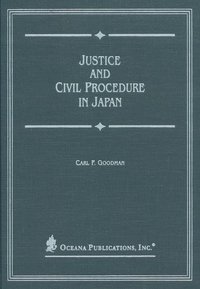 bokomslag Justice and Civil Procedure in Japan