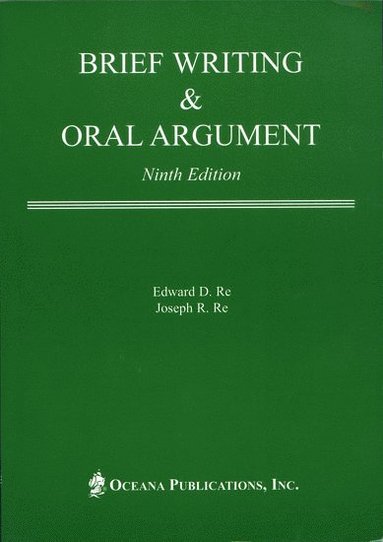 bokomslag Brief Writing & Oral Argument