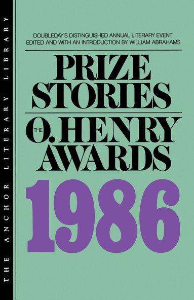 William Abrahams - Prize Stories 1986, Häftad