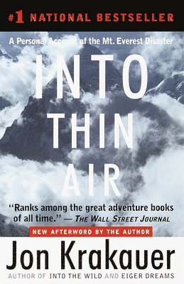 bokomslag Into Thin Air: A Personal Account of the Mount Everest Disaster