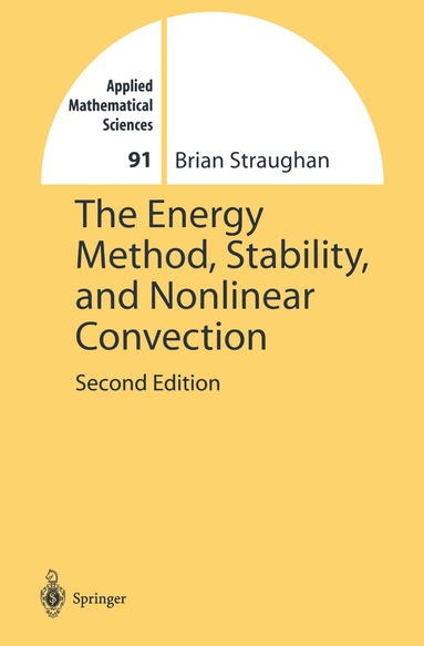 Brian Straughan - Energy Method, Stability, and Nonlinear Convection, Inbunden