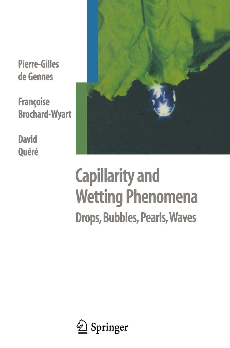 Capillarity and Wetting Phenomena 1