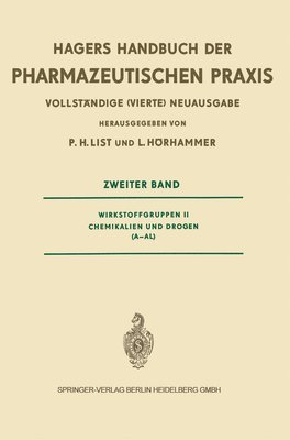 Hagers Handbuch der Pharmazeutischen Praxis 1