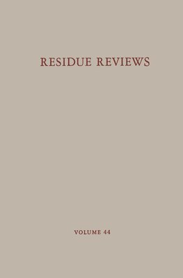 Residue Reviews 1